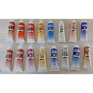 Winsor & Newton Oil Paint Lot of 16 Tubes Winton Colours Colors